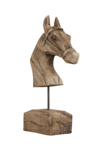 Light & Living Horse Wood Ornament