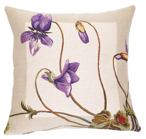 Violettes Decorative Pillow