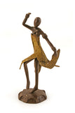 Burkina Faso Bronze Leaf Dancer Sculptures