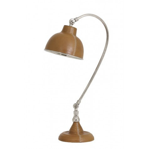 Light & Living Dax Leather Desk Lamp