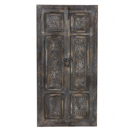 Light & Living Dyce Wall Door Ornament Old Grey