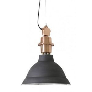 Light & Living Lincoln Hanging Lamp Copper Matte Black