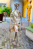 Kenyan Recycled Metal Nomad Statue