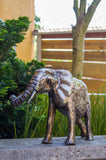 Kenyan Recycled Metal Baby Elephant Sculpture