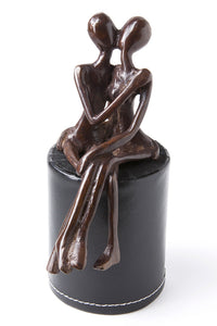 Bronze Lovers Sculpture