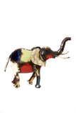 Colorful Recycled Oil Drum Elephant Sculpture