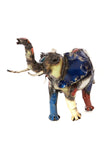 Colorful Recycled Oil Drum Elephant Sculpture