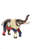 Colorful Recycled Oil Drum Elephant Sculpture