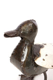 Recycled Metal Mama Duck Sculpture