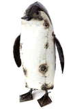 Recycled Metal Penguin Sculptures