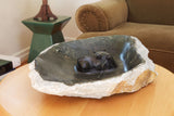 Extra Large Zimbabwean Serpentine Hippo Dish