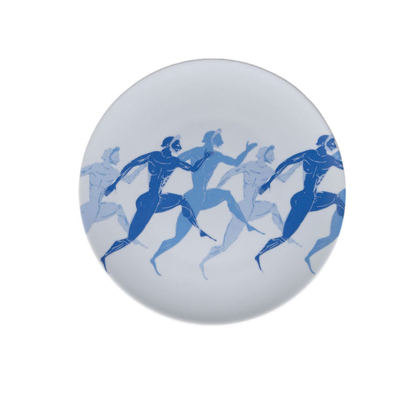 Sophia Zoomed Olympic Runners Dessert Plates S/6