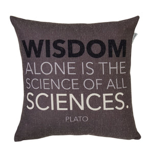 Sophia Wisdom Quotes Cushion Cover