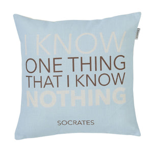 Sophia Know Quotes Cushion Cover