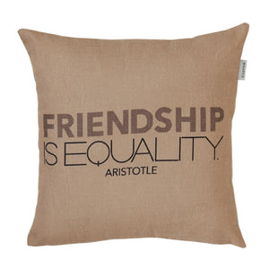 Sophia Friendship Quotes Cushion Cover