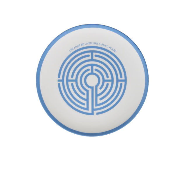 Sophia Labyrinth Centered Dessert Plates S/6